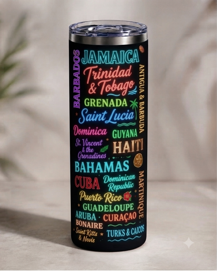 Island Names Tumbler — Glow